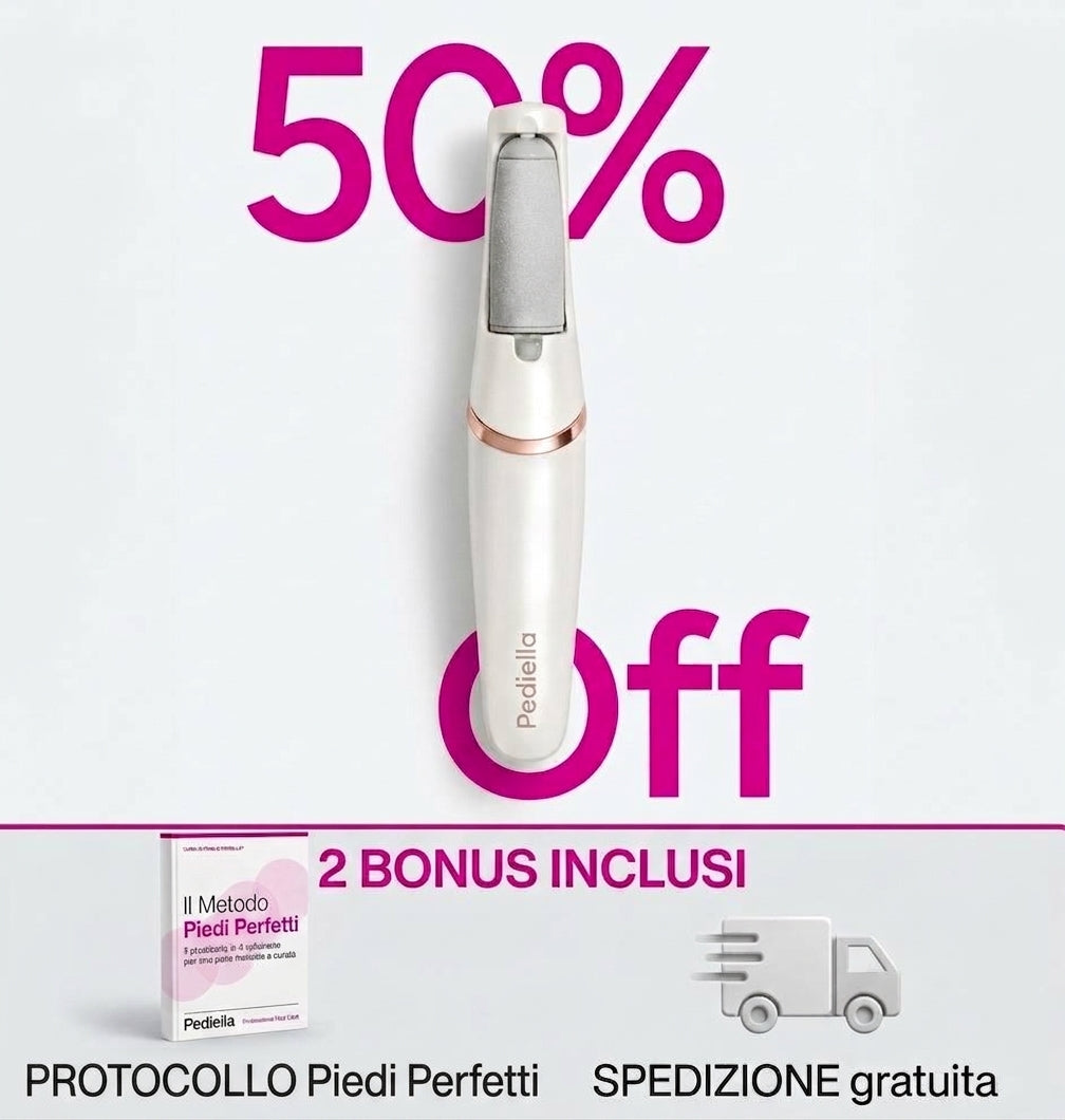 Pediella™ Levigatore Elettrico per Calli e Pelle Secca dei Piedi